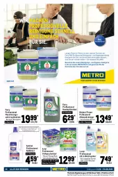 Gazetka promocyjna Metro - GastroJournal - Gazetka - ważna od 24.08 do 24.08.2022 - strona 24 - produkty: allzweckreiniger, Aluminiumfolie, ariel, eis, fairy, flasche, geschirr, geschirrspülmittel, handschuhe, handtücher, jumbo, klarspüler, lenor, Meister, meister proper, Palette, papier, Pods, reiniger, reis, sac, schuhe, spülmittel, Ti, toilettenpapier, top-hit, tücher, vollwaschmittel, waschmittel, weck, weichspüler