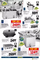 Gazetka promocyjna Metro - GastroJournal - Gazetka - ważna od 24.08 do 24.08.2022 - strona 31 - produkty: Behälter, Bodenplatte, edelstahl, eis, Elektro, elle, fritteuse, grill, grillfläche, Kocher, latte, mikrowelle, nudel, nudeln, pfanne, reis, Schal, teller, thermostat, Ti, timer, top-hit, wasser