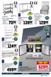 Gazetka promocyjna Metro - GastroJournal - Gazetka - ważna od 24.08 do 24.08.2022 - strona 33 - produkty: auto, Behälter, beleuchtung, edelstahl, eis, gefrierschrank, Glastür, kühlschrank, Rauch, reis, Schrank, Ti, tisch, top-hit, vitrine, waschbecken, wasser