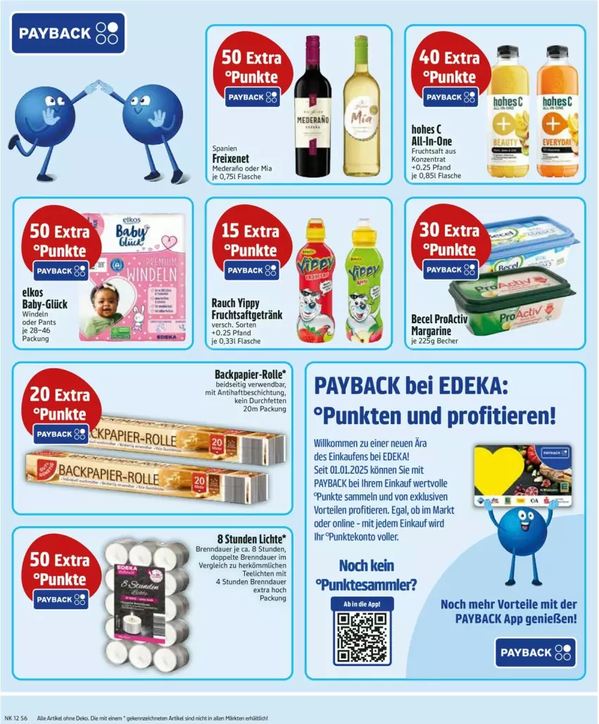 Aktueller Prospekt Edeka - Prospekte - von 17.03 bis 22.03.2025 - strona 6 - produkty: auer, becel, Becher, deka, flasche, freixenet, frucht, fruchtsaft, fruchtsaftgetränk, getränk, Hohes C, margarine, Pants, papier, payback, Rauch, saft, tee, Teelicht, teelichte, tesa, Ti, Tiere