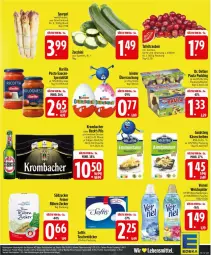 Gazetka promocyjna Edeka - Prospekte - Gazetka - ważna od 22.03 do 22.03.2025 - strona 27 - produkty: barilla, flasche, goldsteig, Käse, käsescheiben, Kinder, krombache, krombacher, pasta, pasta-sauce, pils, sauce, saucen, spargel, Spezi, südzucker, Tasche, taschen, taschentücher, Ti, tücher, vernel, weichspüler, zucchini, zucker