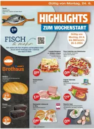 Gazetka promocyjna Vmarkt - Prospekte - Gazetka - ważna od 26.06 do 26.06.2024 - strona 18 - produkty: angebot, angebote, auer, bolognese, brot, buch, Dorade, eier, eis, emmentaler, fisch, fleisch, gewürz, Gewürzgurke, gewürzgurken, gin, gurke, gurken, Hausmacher, Holz, kabanos, Käse, küche, Küchen, lasagne, leberkäs, leberkäse, leberwurst, mac, mehl, natur, Omep, paprika, pizza, radieschen, Rauch, rezept, ring, salat, Schal, Schale, schinken, Ti, weizenmehl, wiener, wurst