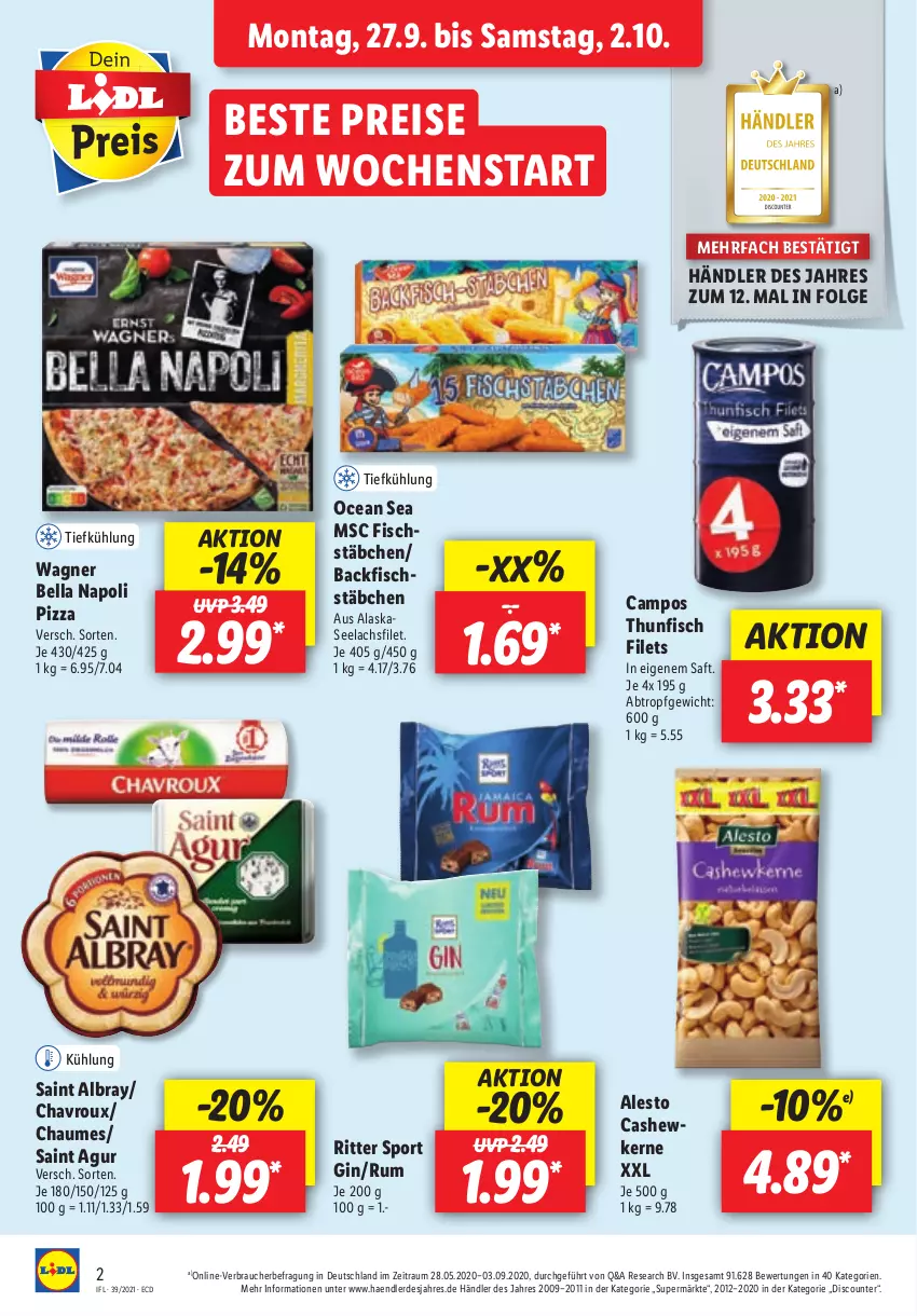 Aktueller Prospekt Lidl - Aktionsprospekt - von 27.09 bis 02.10.2021 - strona 2