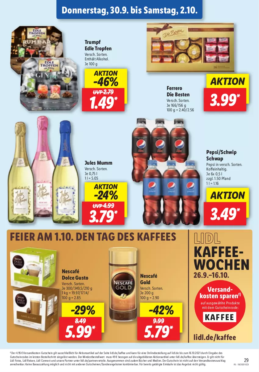 Aktueller Prospekt Lidl - Aktionsprospekt - von 27.09 bis 02.10.2021 - strona 29