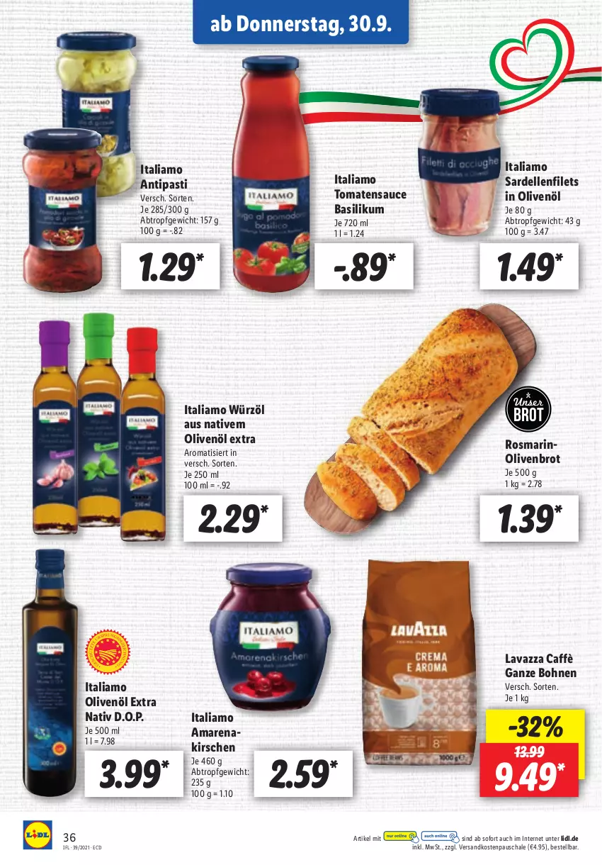 Aktueller Prospekt Lidl - Aktionsprospekt - von 27.09 bis 02.10.2021 - strona 36