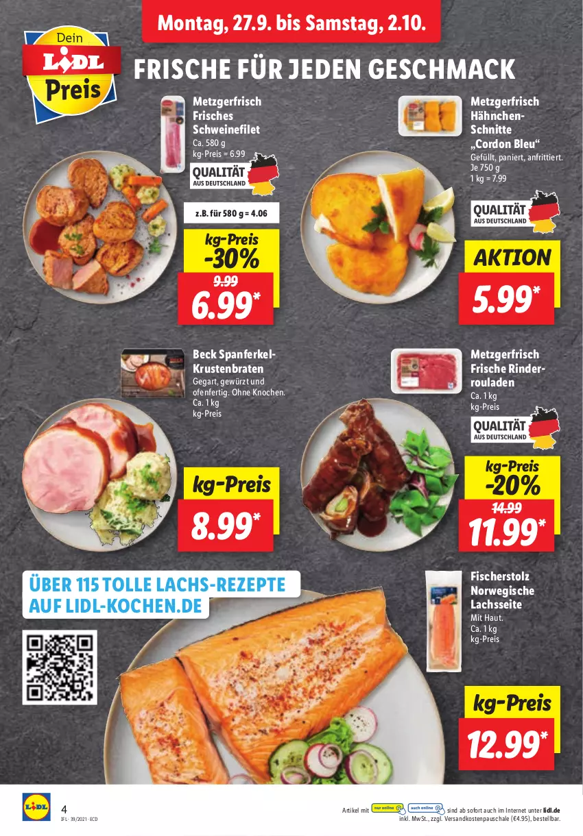 Aktueller Prospekt Lidl - Aktionsprospekt - von 27.09 bis 02.10.2021 - strona 4