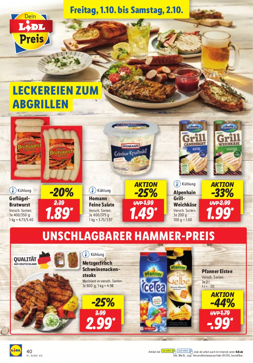 Aktueller Prospekt Lidl - Aktionsprospekt - von 27.09 bis 02.10.2021 - strona 40