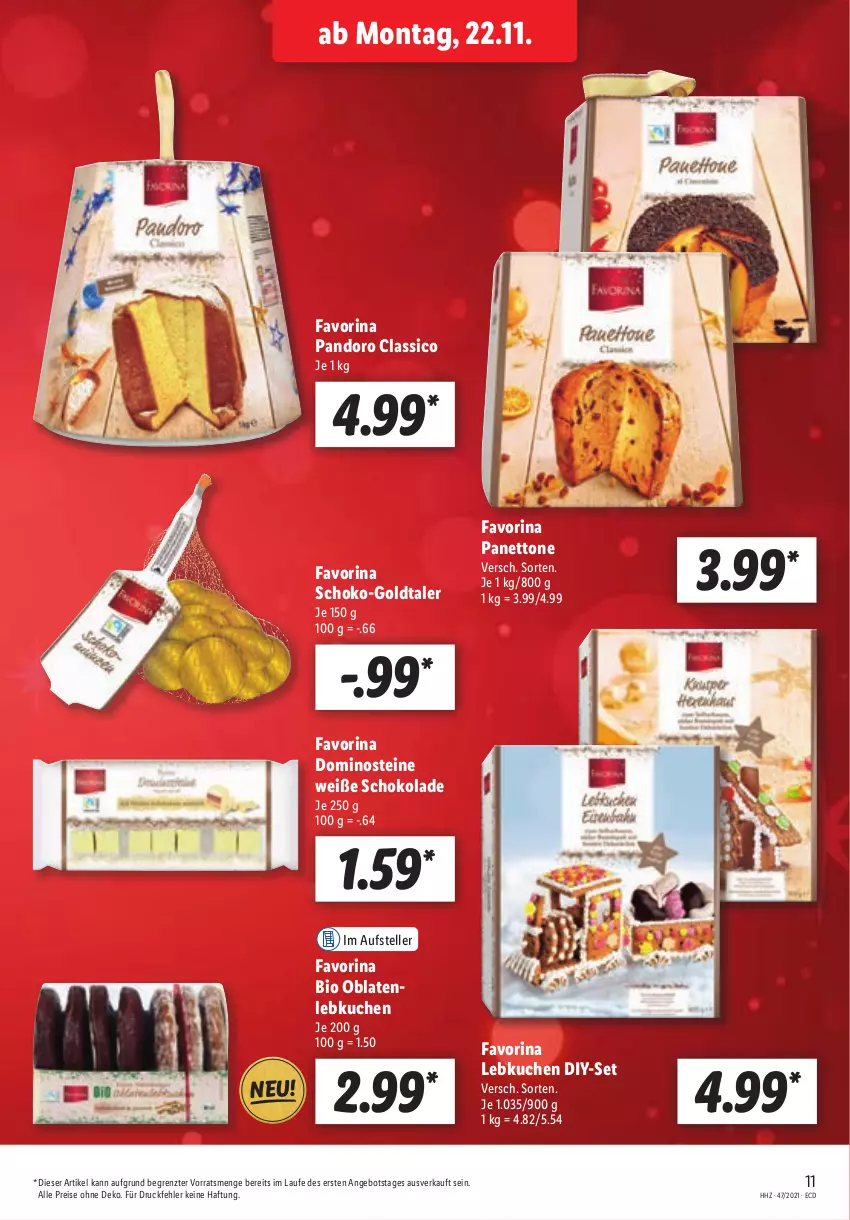 Aktueller Prospekt Lidl - Aktionsprospekt - von 22.11 bis 27.11.2021 - strona 11