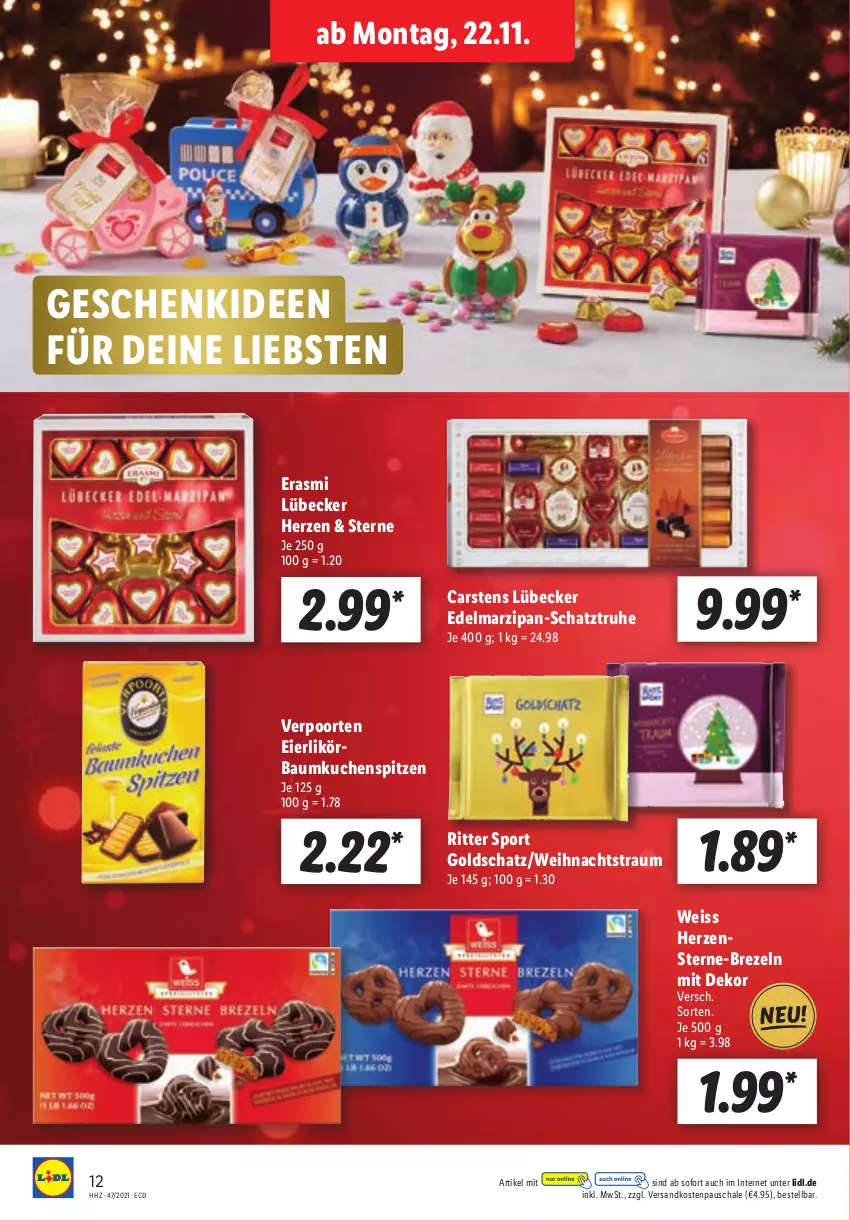 Aktueller Prospekt Lidl - Aktionsprospekt - von 22.11 bis 27.11.2021 - strona 12