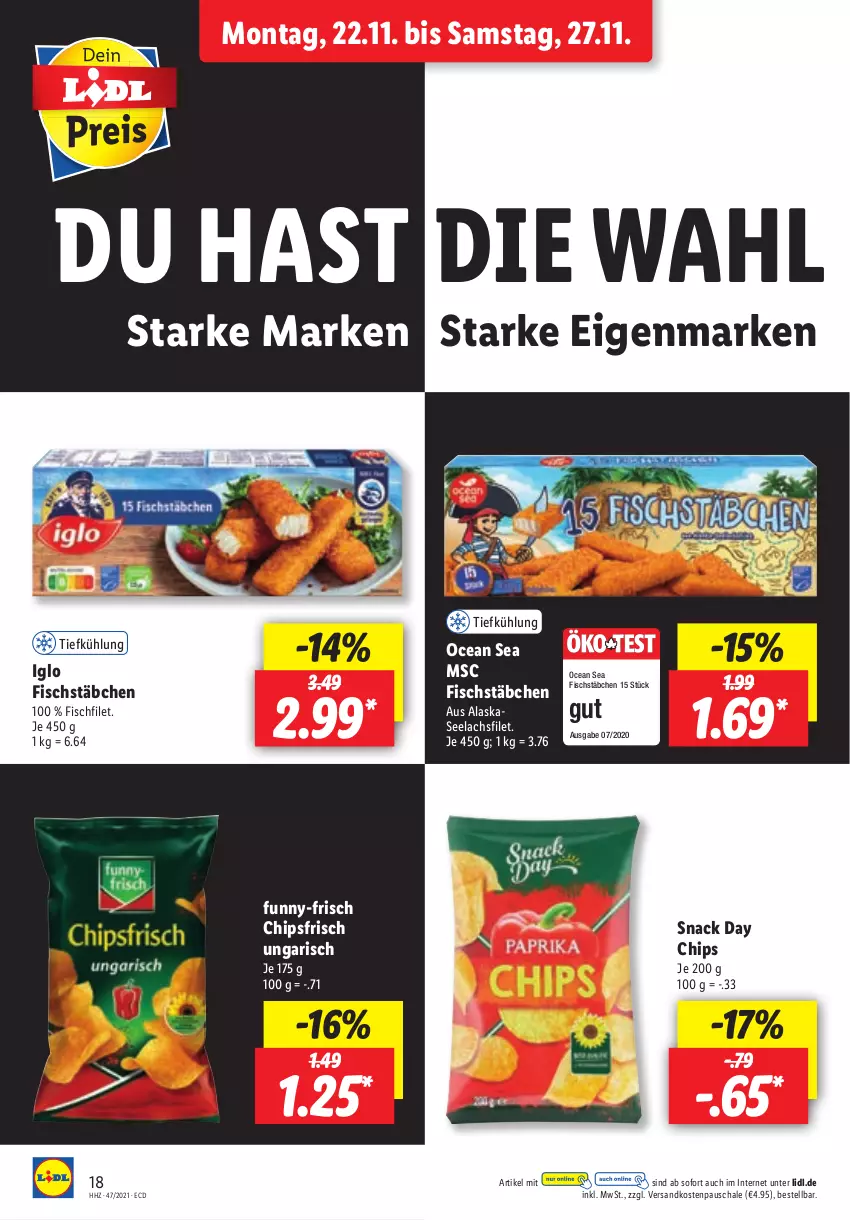 Aktueller Prospekt Lidl - Aktionsprospekt - von 22.11 bis 27.11.2021 - strona 18