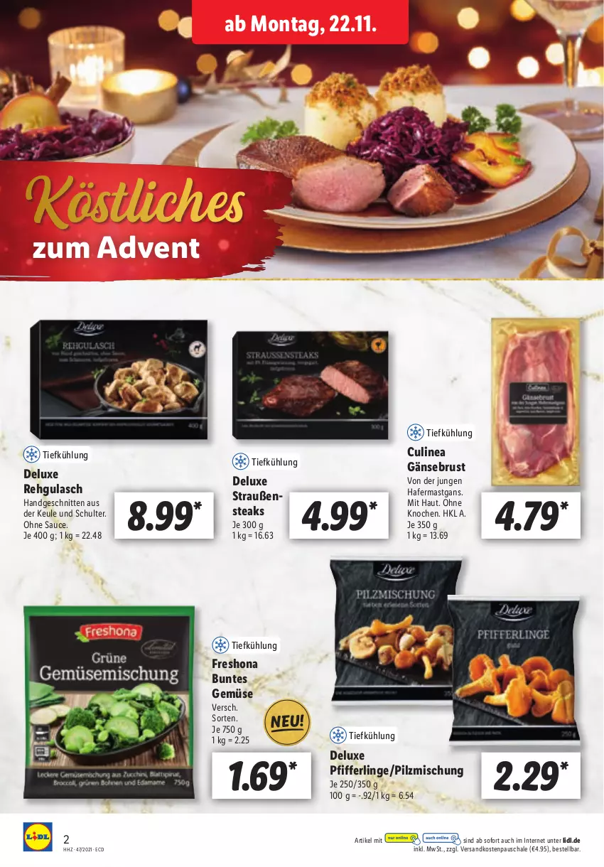 Aktueller Prospekt Lidl - Aktionsprospekt - von 22.11 bis 27.11.2021 - strona 2