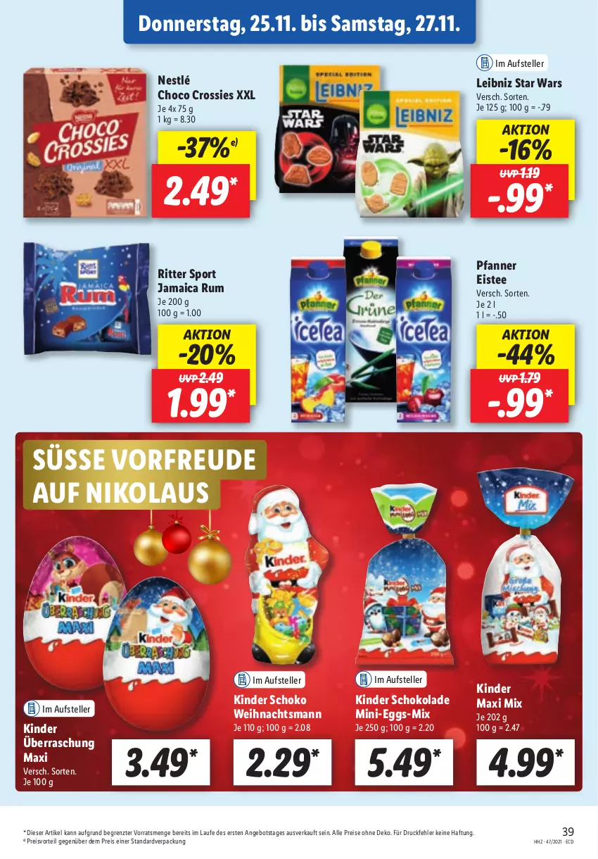 Aktueller Prospekt Lidl - Aktionsprospekt - von 22.11 bis 27.11.2021 - strona 39