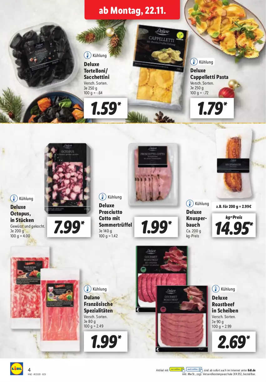 Aktueller Prospekt Lidl - Aktionsprospekt - von 22.11 bis 27.11.2021 - strona 4