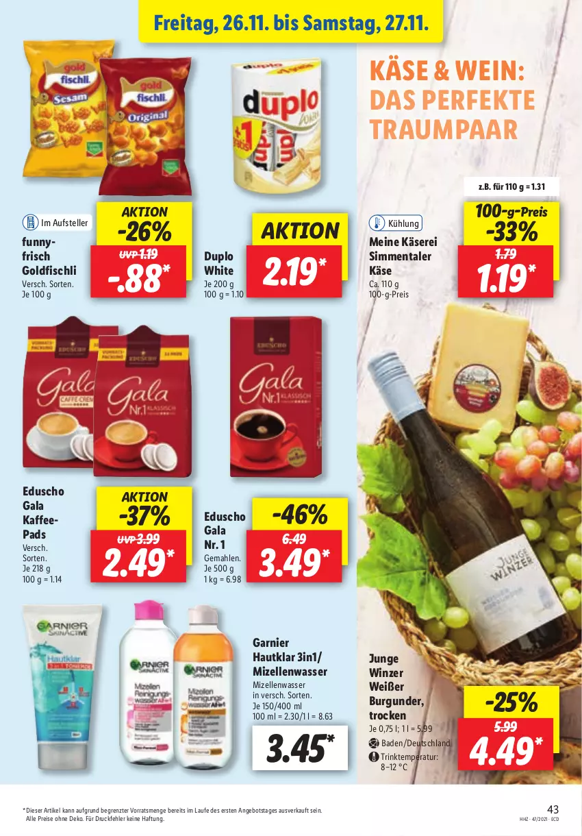 Aktueller Prospekt Lidl - Aktionsprospekt - von 22.11 bis 27.11.2021 - strona 43