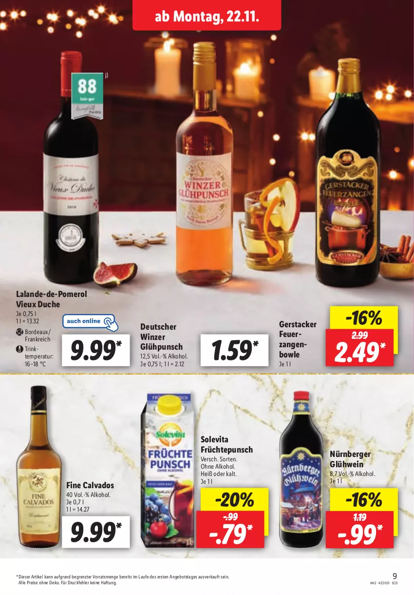 Aktueller Prospekt Lidl - Aktionsprospekt - von 22.11 bis 27.11.2021 - strona 9