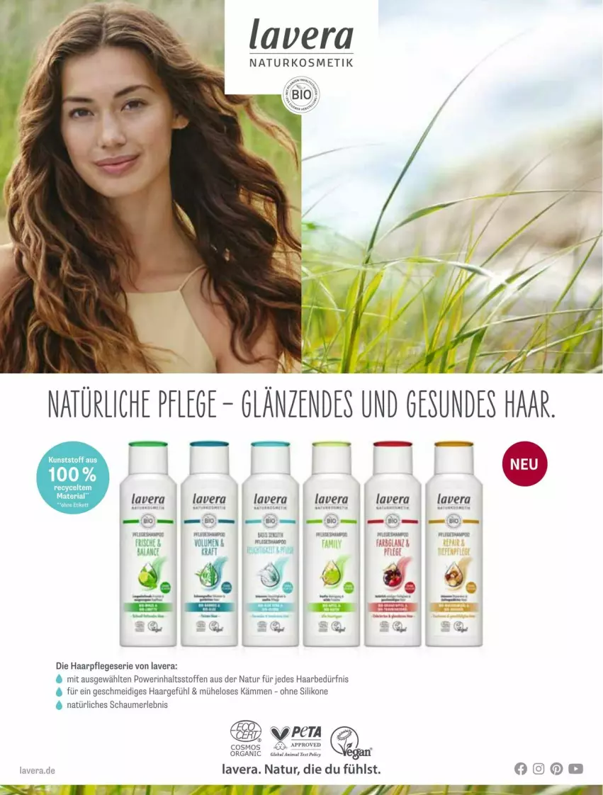 Aktueller Prospekt Dm Drogerie - Prospekte - von 01.03 bis 31.03.2024 - strona 86 - produkty: Bebe, bett, bio, haarpflege, kosmetik, lavera, merl, natur, naturkosmetik, Razer, Ti