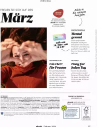 Gazetka promocyjna Dm Drogerie - Prospekte - Gazetka - ważna od 31.03 do 31.03.2024 - strona 107 - produkty: alexa, Alverde, auer, Berger, brandt, burger, chia, Clin, Elan, elle, ente, erde, Gesundheit, gin, Heu, janina, magazin, natur, papier, Ria, Ti, trolli, uhr