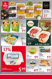 Gazetka promocyjna Selgros - Food - Gazetka - ważna od 22.02 do 22.02.2023 - strona 8 - produkty: allioli, Becher, brot, chovi, Dinkelbrot, eis, feinkost, feinkostsalate, Frische Pasta, gurke, gurken, kartoffel, kartoffeln, kräuter, lachs, meggle, nudel, nudeln, Ofen, pasta, Popp, preisvorteil, Räucherlachs, reis, Ria, salat, salate, Schal, Schale, senf, spargel, steinofen, Ti, zwiebel, zwiebeln