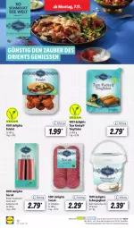 Gazetka promocyjna Lidl - Aktionsprospekt - Gazetka - ważna od 12.11 do 12.11.2022 - strona 12 - produkty: eis, Falafel, joghur, joghurt, joghurt nach, knoblauch, ndk, preisvorteil, reis, rind, rinder, sahne, Sahnejoghurt, Schal, Schale, Sucuk, Ti, wurst