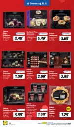 Gazetka promocyjna Lidl - Aktionsprospekt - Gazetka - ważna od 12.11 do 12.11.2022 - strona 46 - produkty: alkohol, beutel, bourbon, bourbonvanille, dessert, eis, eiskonfekt, Gläser, LG, milch, ndk, pralinen, Profiteroles, sahne, Schal, Schale, schoko, schokolade, Ti, tiramisu, torte, vanille, waffeln, Windbeutel