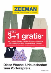 Gazetka promocyjna Zeeman - Prospekte - Gazetka - ważna od 12.07 do 12.07.2024 - strona 1 - produkty: eis, gin, hose, hosen, jeans, Jogginghose, Jogginghosen, leggings, reis, Röcke, shorts, Ti, vorteilspreis