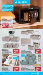 Gazetka promocyjna Aldi Nord - Von Montag - Gazetka - ważna od 25.01 do 25.01.2025 - strona 17 - produkty: aldi, batterie, batterien, decke, Deckel, dell, Elektro, gin, möbel, Mode, Ria, rückwand, Ti, wasser, ZTE