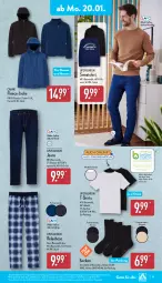 Gazetka promocyjna Aldi Nord - Von Montag - Gazetka - ważna od 25.01 do 25.01.2025 - strona 19 - produkty: aldi, Bau, baumwolle, bett, dell, eis, gin, hose, HP, Jacke, jeans, Mode, reine baumwolle, rel, Ria, rwe, shirt, shirts, socken, Sweatshirt, T-Shirt, Ti, up2fashion, wolle, ZTE