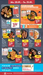 Gazetka promocyjna Aldi Nord - Von Montag - Gazetka - ważna od 25.01 do 25.01.2025 - strona 4 - produkty: aldi, braten, bratwurst, brustfilet, discount, eis, elle, filet, fleisch, forelle, geschnetzeltes, gin, grill, hackfleisch, Heu, Kalbsbratwurst, lachs, lebensmittel, monitor, Ofen, pute, Putengeschnetzeltes, reis, rel, Ria, rind, rinder, rouladen, rwe, schwein, schweine, Schweinehackfleisch, Spezi, steak, steaks, Ti, wein, weine, wurst, Zelt