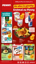 Gazetka promocyjna Penny - Prospekte - Gazetka - ważna od 27.04 do 27.04.2024 - strona 1 - produkty: backfisch, eis, ente, ferrero, filegro, fisch, fleisch, frucht, fruchtjoghurt, grill, iglo, joghur, joghurt, kaffee, Käse, Kinder, kinder bueno, LG, melitta, nuss, obst, Obst und Gemüse, Ofen, pfanne, pfannen, pfannenkäse, red bull, reis, Ti, und gemüse