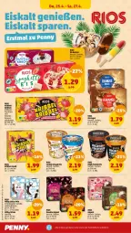 Gazetka promocyjna Penny - Prospekte - Gazetka - ważna od 27.04 do 27.04.2024 - strona 26 - produkty: Becher, beere, brause, cookie, cookie dough, eis, Eisriegel, erdbeere, erdnuss, frucht, LG, nuss, riegel, schoko, schokolade, Ti, vanille