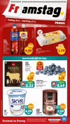 Gazetka promocyjna Penny - Prospekte - Gazetka - ważna od 27.04 do 27.04.2024 - strona 32 - produkty: auer, beere, beeren, Cap, cappuccino, cin, Engel, gouda, heidelbeere, heidelbeeren, kaffee, Schal, Schale