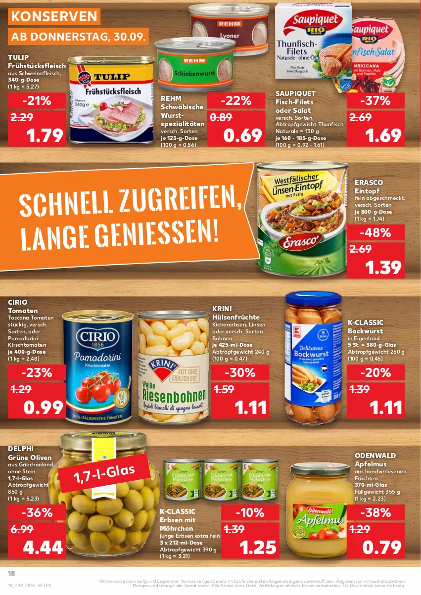 Aktueller Prospekt Kaufland - von 30.09 bis 06.10.2021 - strona 18