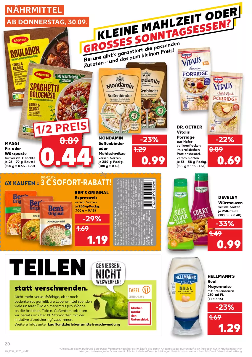 Aktueller Prospekt Kaufland - von 30.09 bis 06.10.2021 - strona 20