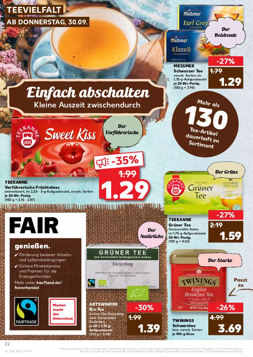 Aktueller Prospekt Kaufland - von 30.09 bis 06.10.2021 - strona 22