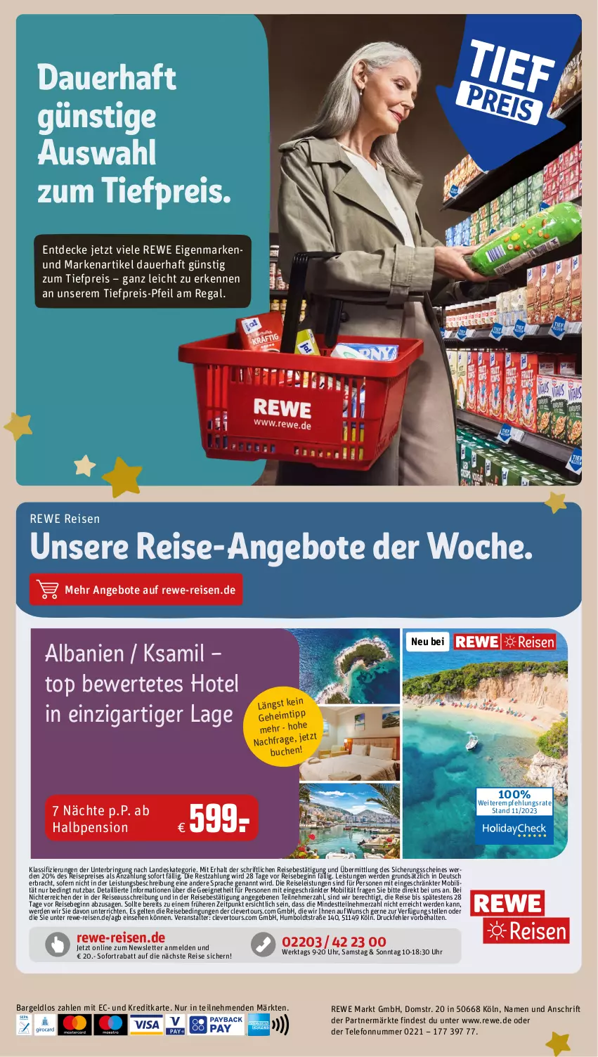 Aktueller Prospekt Rewe - Prospekte - von 27.11 bis 02.12.2023 - strona 22 - produkty: angebot, angebote, auer, buch, decke, eis, elle, erde, gin, regal, reis, ring, sofortrabatt, telefon, Ti, tiefpreis, uhr