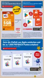 Gazetka promocyjna Rewe - Prospekte - Gazetka - ważna od 02.12 do 02.12.2023 - strona 21 - produkty: Apple, buch, congstar, coupon, decke, eis, gin, LG, payback, ring, Ti