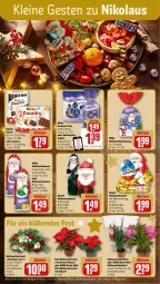 Gazetka promocyjna Rewe - Prospekte - Gazetka - ważna od 02.12 do 02.12.2023 - strona 4 - produkty: after eight, alpenmilch, blume, blumen, bonbons, coupon, dekoration, eis, Kinder, kinder bueno, kitkat, Konifere, Kugel, leine, milch, milka, nestlé, nuss, oreo, reis, rewe beste wahl, Ti, topf, Weihnachtsstern