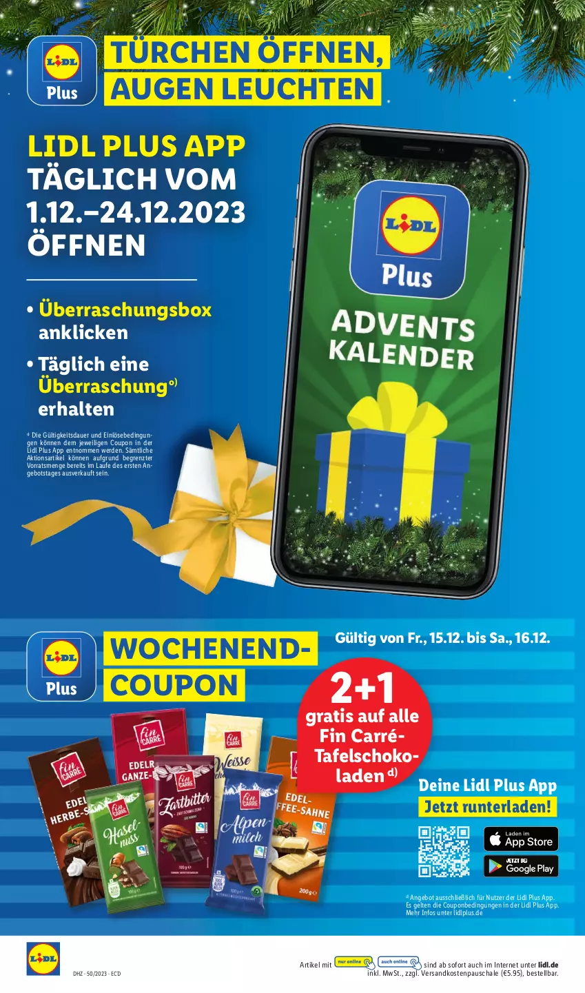 Aktueller Prospekt Lidl - Aktionsprospekt - von 11.12 bis 16.12.2023 - strona 12 - produkty: angebot, auer, coupon, erde, Leuchte, leuchten, ndk, Schal, Schale, schoko, schokolade, schokoladen, tafelschokolade, Ti, ZTE