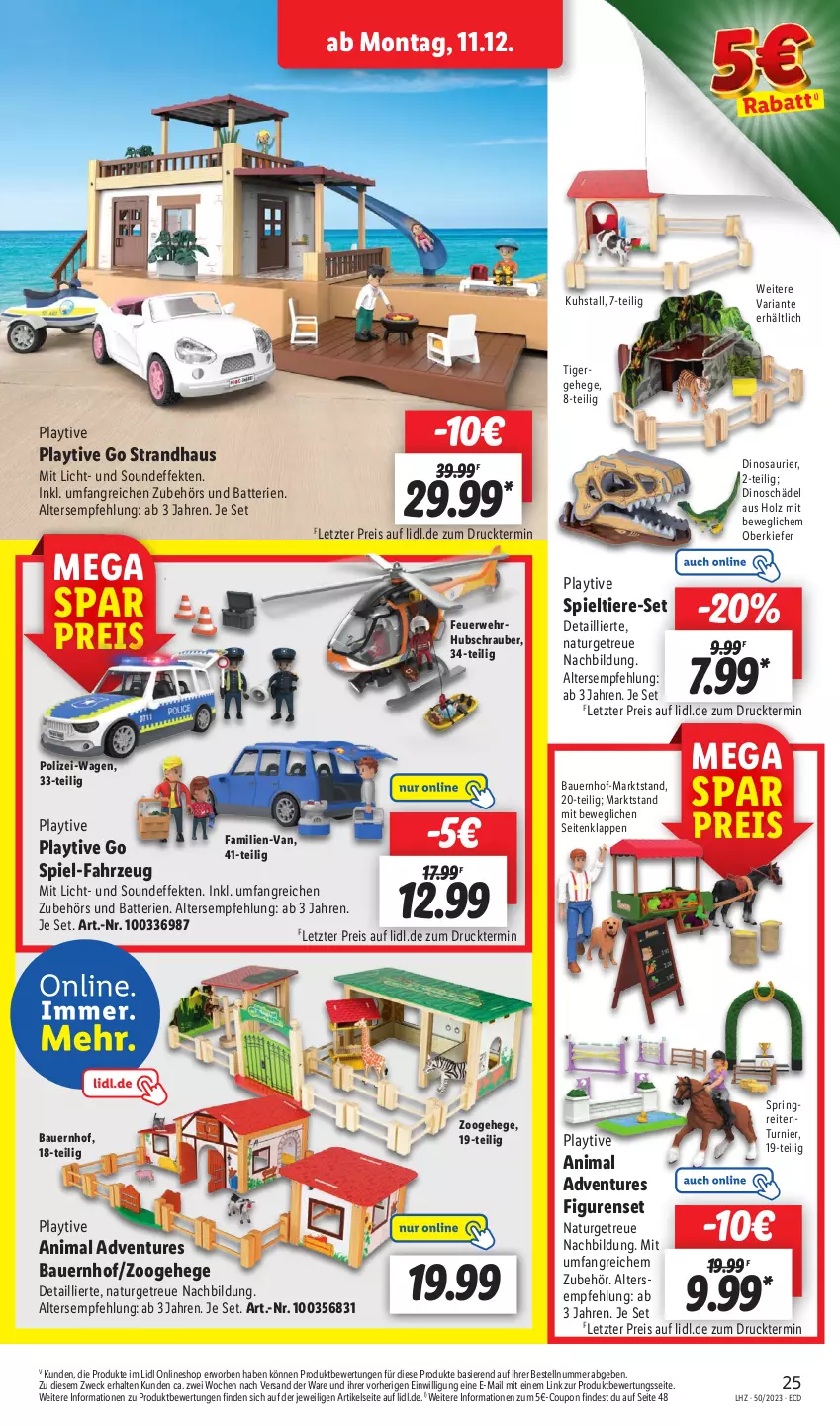 Aktueller Prospekt Lidl - Aktionsprospekt - von 11.12 bis 16.12.2023 - strona 37 - produkty: auer, batterie, batterien, Bau, Bauer, coupon, eis, Holz, natur, reis, Ria, ring, rwe, Spieltiere, Ti, Tiere, weck, ZTE