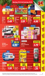 Gazetka promocyjna Lidl - Aktionsprospekt - Gazetka - ważna od 16.12 do 16.12.2023 - strona 11 - produkty: angebot, batterie, batterien, coupon, danone, eis, elle, energizer, exquisa, exquisa frischkäse, ferdi fuchs, frischkäse, frucht, Käse, Kinder, kinder schokolade, lachs, nesquik, pils, preisvorteil, Räucherlachs, reis, rwe, schoko, schokolade, teller, Ti, würstchen, Yo, yogurette, ZTE