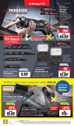 Gazetka promocyjna Lidl - Aktionsprospekt - Gazetka - ważna od 16.12 do 16.12.2023 - strona 30 - produkty: akku, angebot, auer, Bitset, dell, eis, elle, Holz, koffer, ladegerät, messer, Mode, ndk, nuss, Parkside, reis, Säbelsäge, säge, Schal, Schale, schrauben, Tauchsäge, Ti, werkzeug, Zement, ZTE