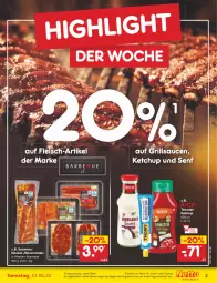 Gazetka promocyjna Netto Marken-Discount - Filial-Angebote - Gazetka - ważna od 21.05 do 21.05.2022 - strona 3 - produkty: angebot, eis, fleisch, grill, grillsauce, ketchup, marinade, reis, sauce, saucen, schwein, schweine, schweinenacken, senf, steak, steaks, Ti, tomate, tomaten, tomaten ketchup, wein, weine, Weste, ZTE