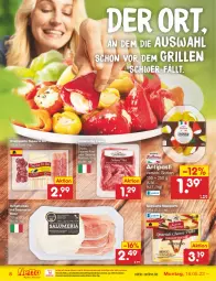 Gazetka promocyjna Netto Marken-Discount - Filial-Angebote - Gazetka - ważna od 21.05 do 21.05.2022 - strona 8 - produkty: antipasti, asti, eis, grill, HP, Käse, latte, ndk, prosciutto, prosciutto crudo, reis, rohschinken, Scamorza, schinken, Tapas, Ti