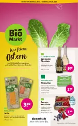 Gazetka promocyjna Denns Biomarkt - Gazetka - ważna od 09.04 do 09.04.2024 - strona 1 - produkty: andechser natur, angebot, angebote, auer, beere, beeren, bio, butter, eier, elle, erdbeere, erdbeeren, heidelbeere, heidelbeeren, himbeer, himbeere, himbeeren, lachs, natur, omega, Omega-3, puma, ring, rwe, Sauerrahm, schott, spumante, Streichzart, Ti, wein