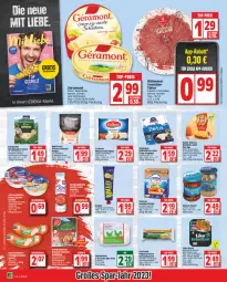 Gazetka promocyjna Edeka - Angebote der Woche - Gazetka - ważna od 13.05 do 13.05.2023 - strona 14 - produkty: albray, auer, Bau, Bauer, bergader, beutel, bio, creme, eier, eis, elle, erbsen, feta, fisch, flakes, fleisch, fol epi, galbani, gin, grana, gutfried, hartkäse, Käse, Like Meat, mac, mozzarella, padano, quark, Rana, rapsöl, rel, Ria, saint albray, salami, schafskäse, schinken, schnittkäse, snack, soja, teller, Ti, Vegeta, weichkäse, wiltmann, wurst