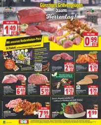 Gazetka promocyjna Edeka - Angebote der Woche - Gazetka - ważna od 13.05 do 13.05.2023 - strona 4 - produkty: auer, backofen, Bau, Bauer, braten, eis, fleisch, Fleischspieße, gewürz, grill, gyros, Hausmacher, Käse, küche, Küchen, lamm, mac, mit paprika, nuss, Ofen, paprika, pute, putenschnitzel, reis, rwe, saft, schinken, schnitten, schnitzel, schwein, schweine, Ti, top-preis, wein, weine, ZTE, zwiebel, zwiebeln