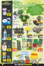 Gazetka promocyjna E Center - Angebote der Woche - Gazetka - ważna od 19.03 do 19.03.2022 - strona 2 - produkty: asti, Becher, bio, blume, blumen, blumenerde, deka, dentastix, eis, ente, erde, Garten, gartennelke, geranie, geranien, HP, medinet, Narzissen, obst, pflanze, pflanzen, Primeln, reis, sonderposten, Tasche, taschen, taschentücher, Ti, topf, tücher, wein, weine