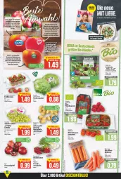 Gazetka promocyjna E Center - Angebote der Woche - Gazetka - ważna od 19.03 do 19.03.2022 - strona 3 - produkty: ackergold, apfel, beere, beeren, beutel, bio, deka, discount, edeka bio, eimer, eis, eisbergsalat, elle, ente, erdbeere, erdbeeren, gnocchi, grana, Granatäpfel, Heu, himbeer, himbeere, himbeeren, mac, mango, möhren, Pink Lady, radieschen, Rana, ricotta, saft, salat, Salatmix, Schal, Schale, spinat, tafeläpfel, Ti, tisch, zucker, zwiebel, zwiebeln