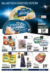 Gazetka promocyjna Metro - Food - Gazetka - ważna od 31.03 do 31.03.2021 - strona 7 - produkty: arla, bavaria blu, Becher, bergader, beutel, eis, feinkost, finello, fleisch, fleischsalat, frischkäse, gurke, Käse, käsescheiben, leerdammer, LG, mac, milch, nuss, parmigiano, parmigiano reggiano, philadelphia, Popp, reggiano, Reibekäse, Ria, salat, salz, schafskäse, schnittkäse, schnittkäsescheiben, Ti, tisch