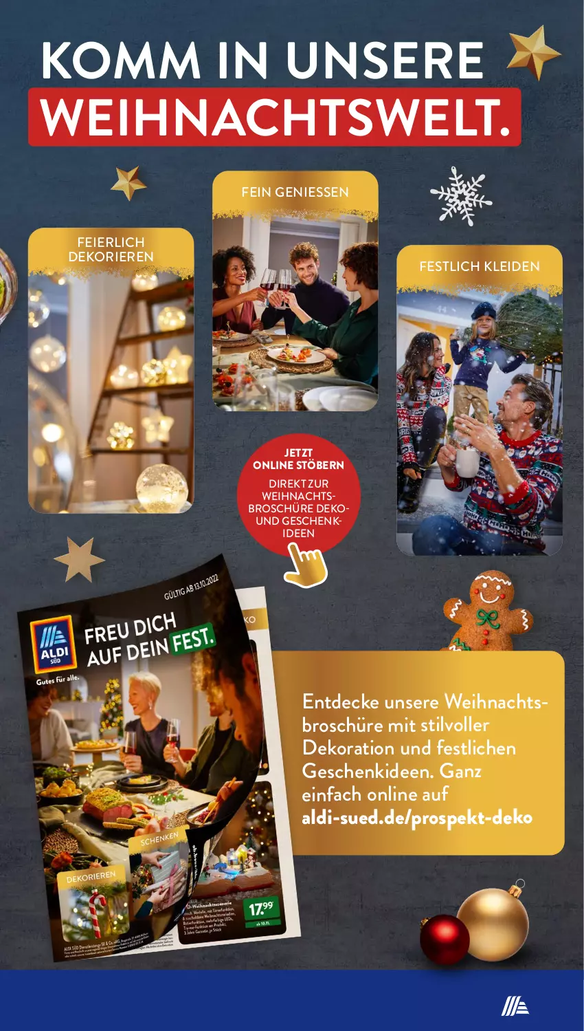 Aktueller Prospekt AldiSud - IN ZWEI WOCHEN - von 21.11 bis 26.11.2022 - strona 25 - produkty: aldi, decke, dekoration, eier, kleid, Ti